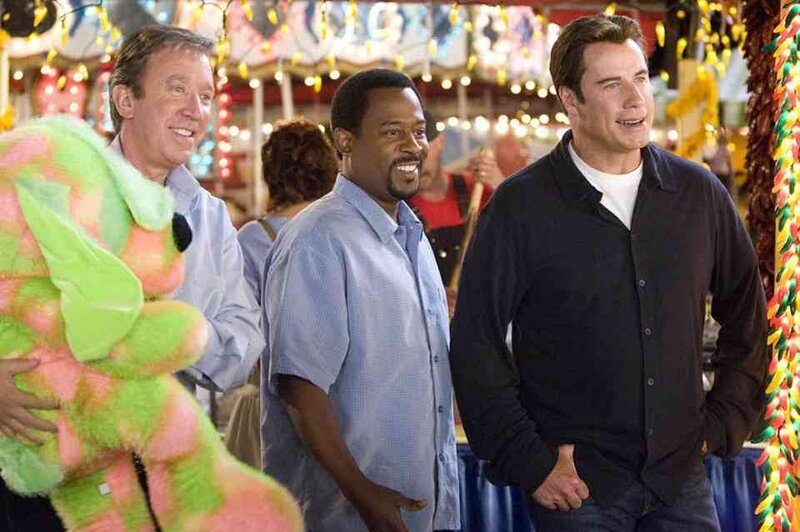 men at a carnival