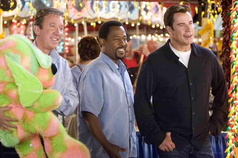 men at a carnival