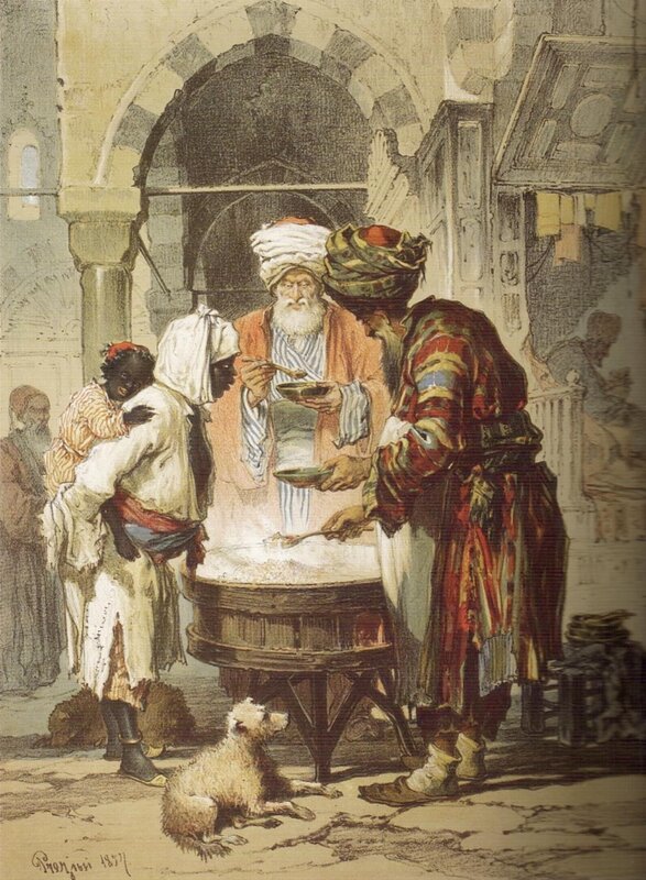 Men at Food Stall
