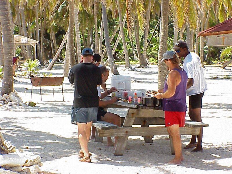 Men at Picnic Table