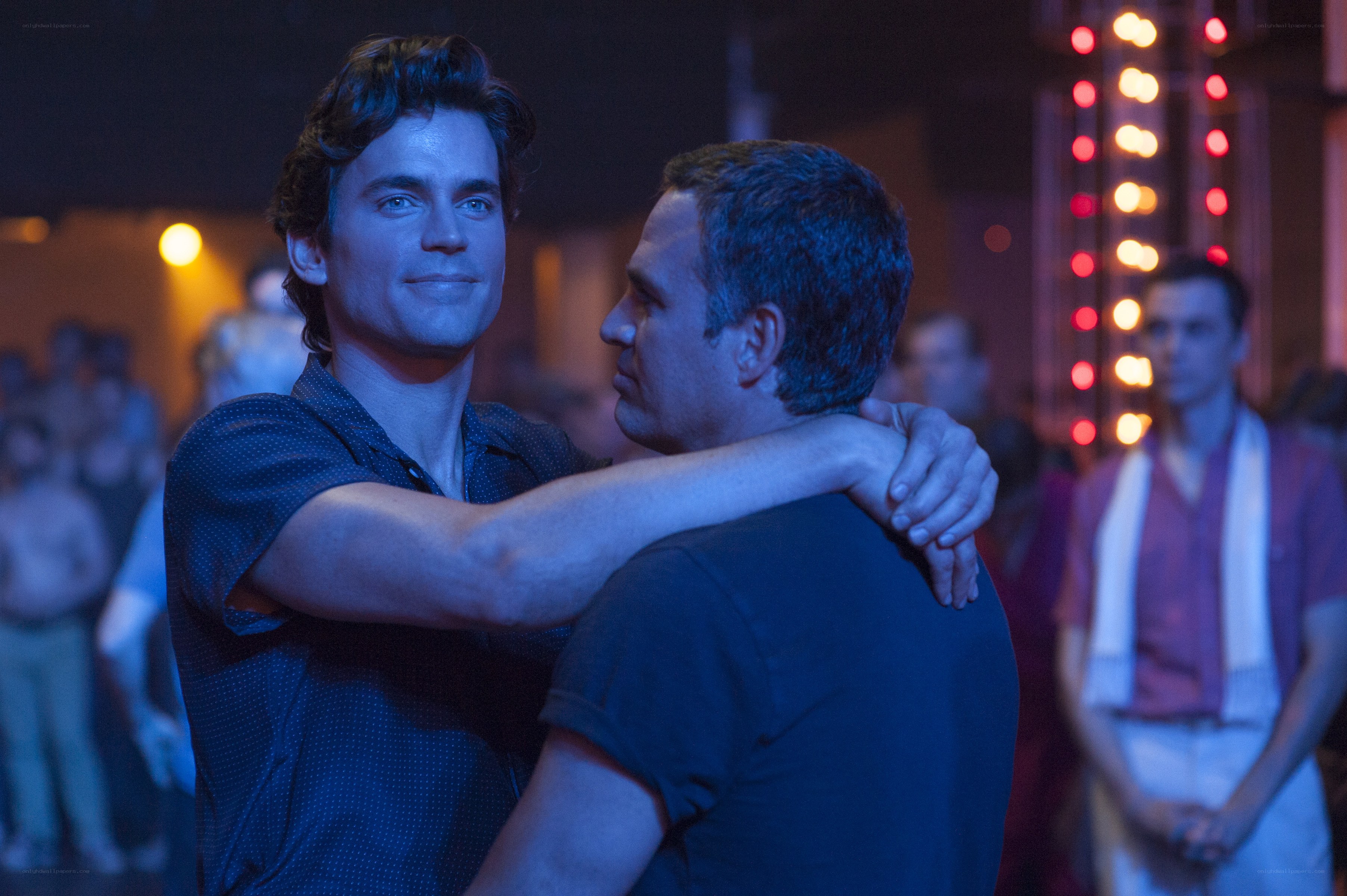 men dancing in club