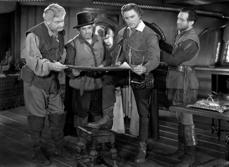 Men examining a map