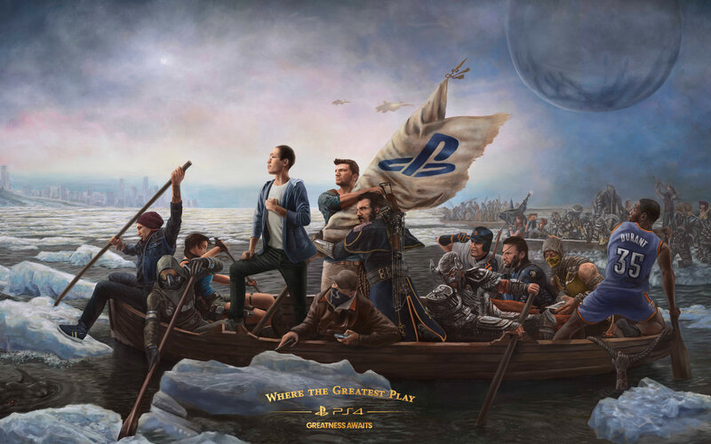 Men in a Boat — Blue