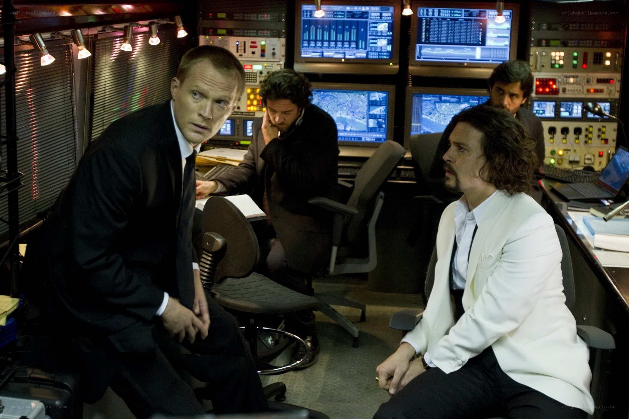 Men in a control room