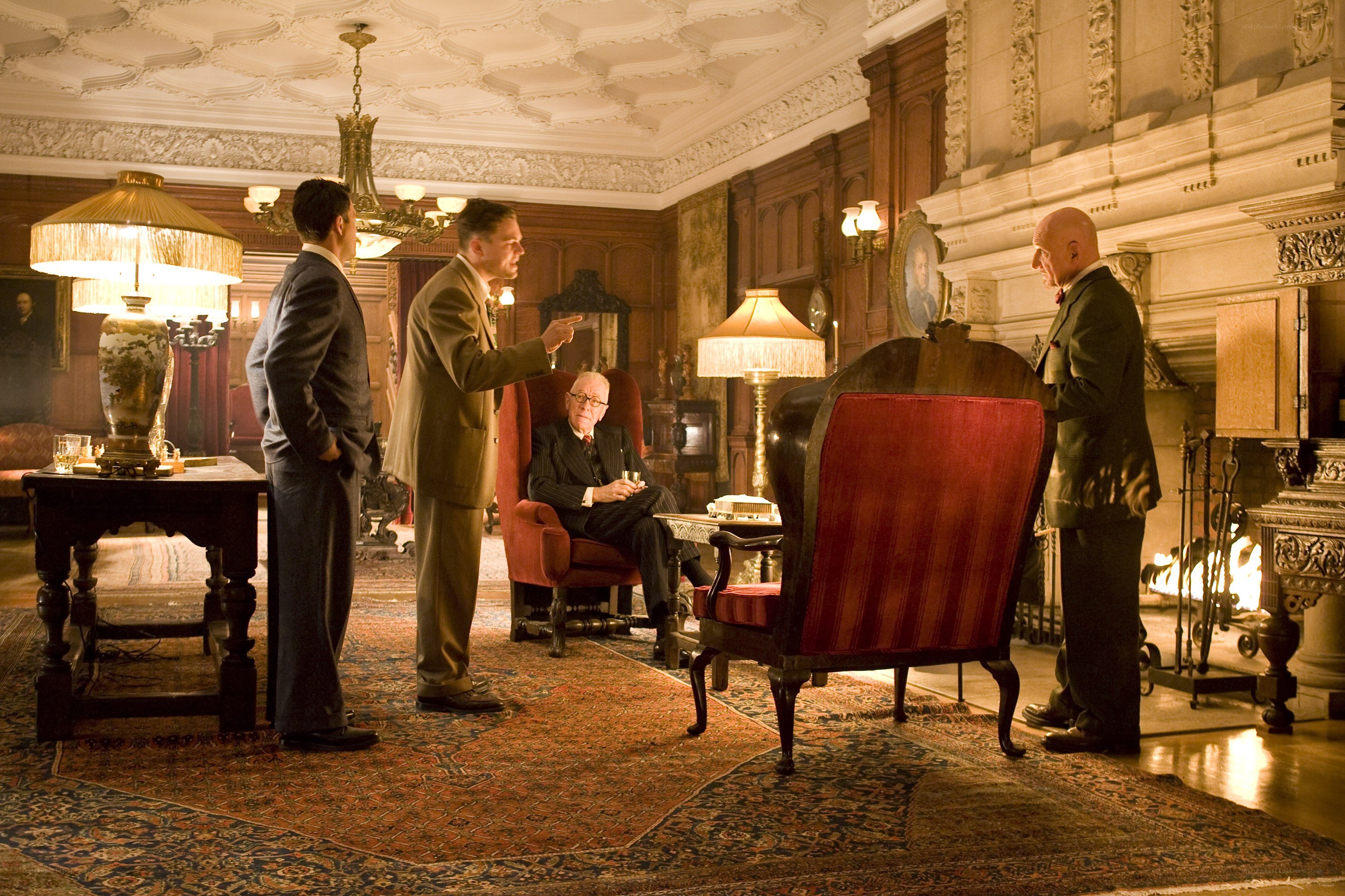 Men in a formal room