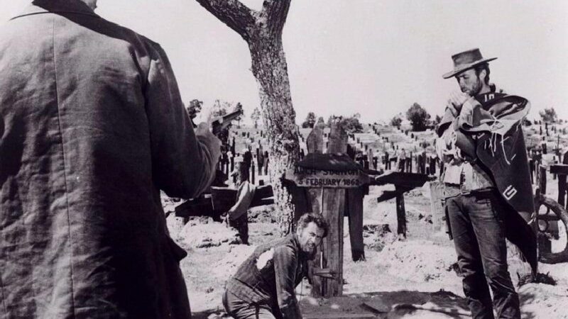 Men in a Graveyard