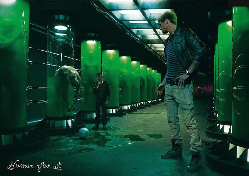 Men in a Lab with Pods