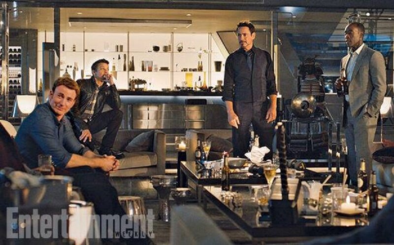 Men in a Lounge