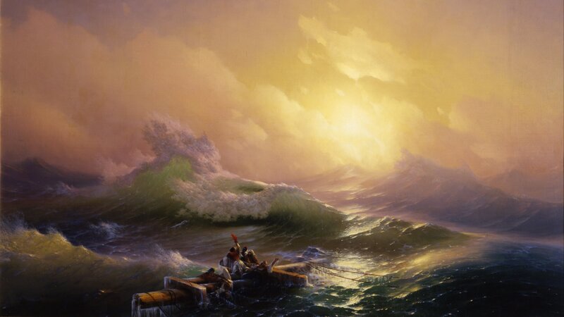 Men in a Raft — Yellow