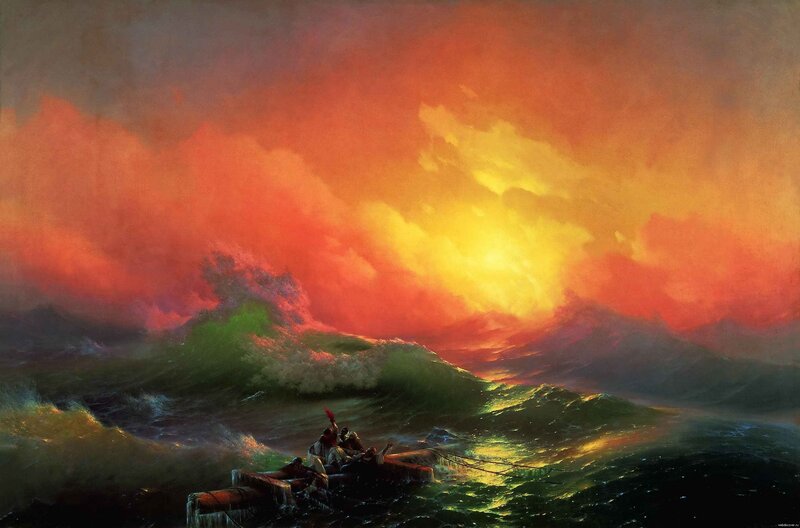 Men in a Small Boat