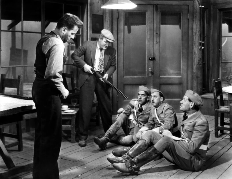 Men in a tense standoff