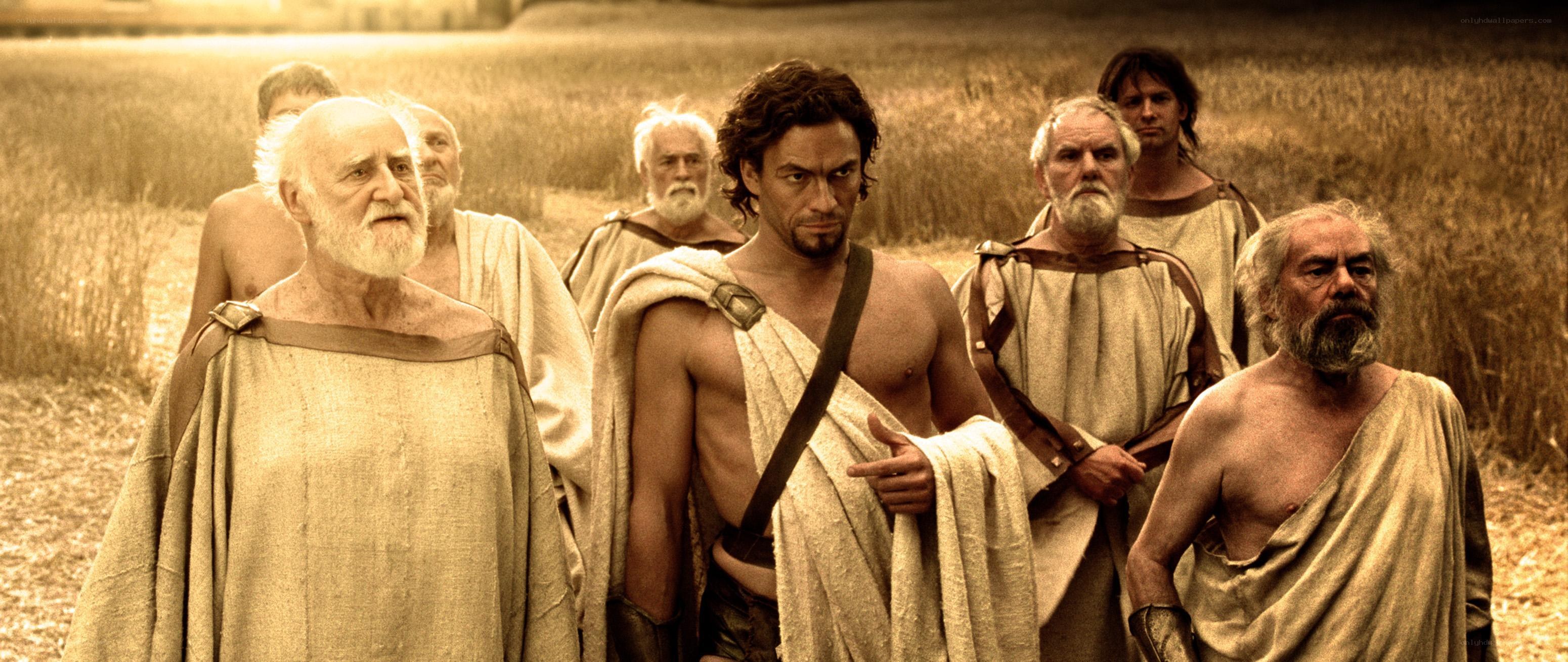 men in ancient robes