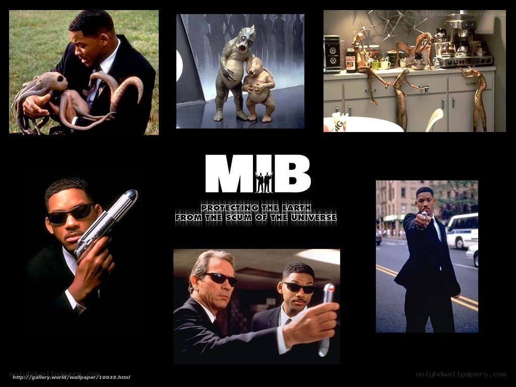 Men in Black collage