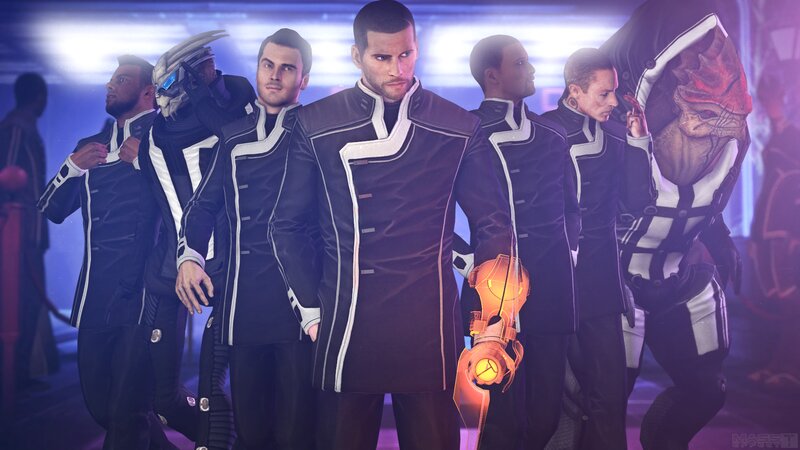 Men in Black Uniforms