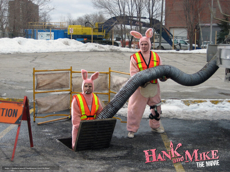 Men in Bunny Costumes