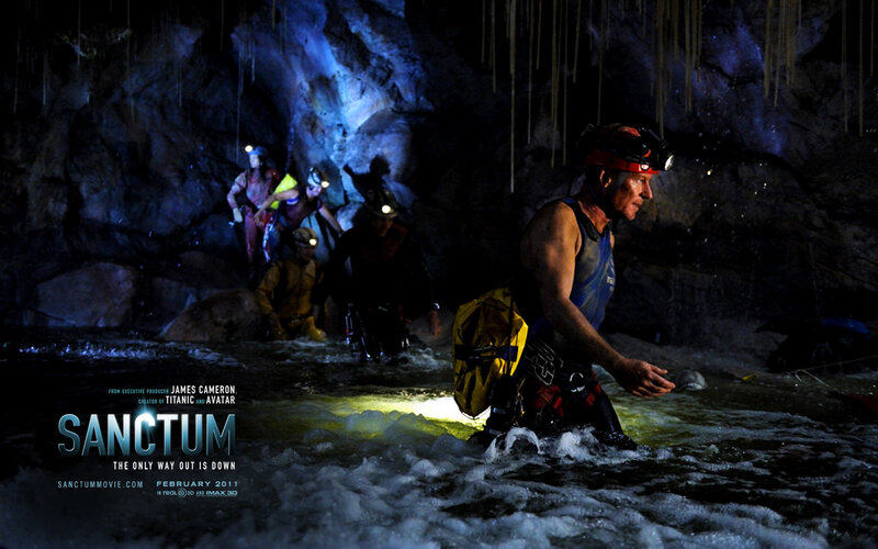 Men in Cave Water