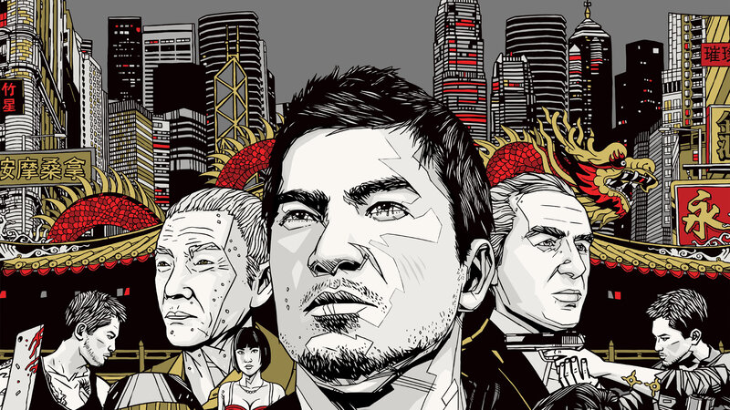 Men in City Illustration