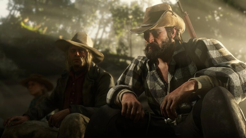 Men in Cowboy Hats — Brown, Dramatic, Afternoon