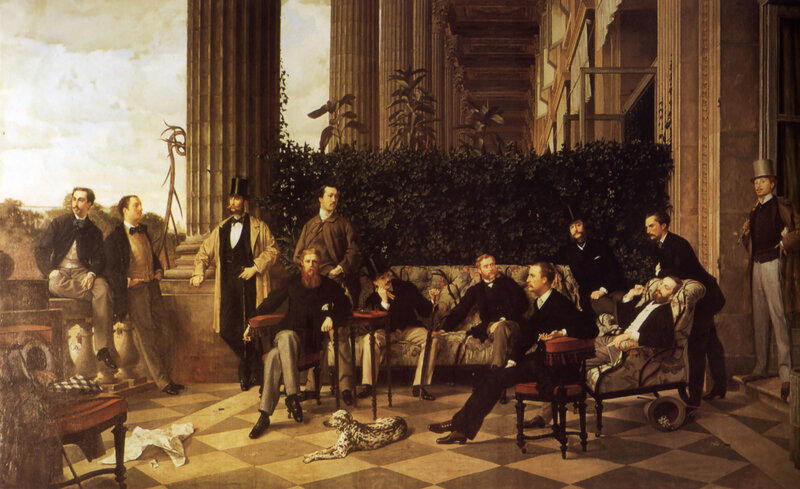Men in Formal Wear — Brown