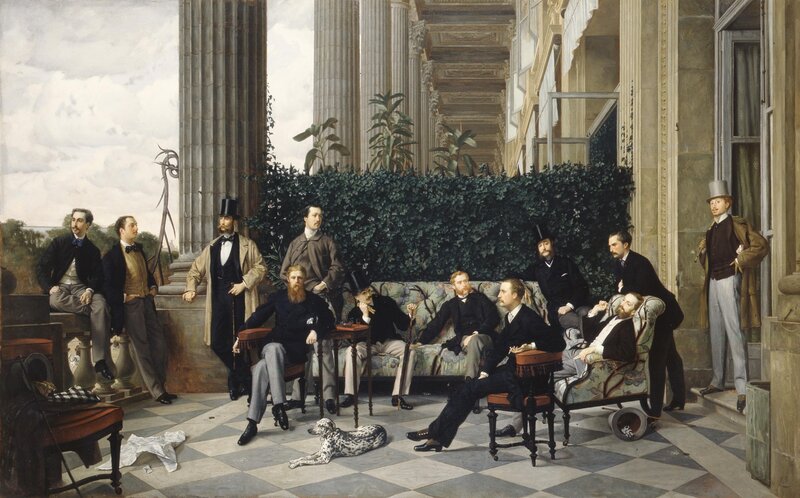 Men in Formal Wear — Gray