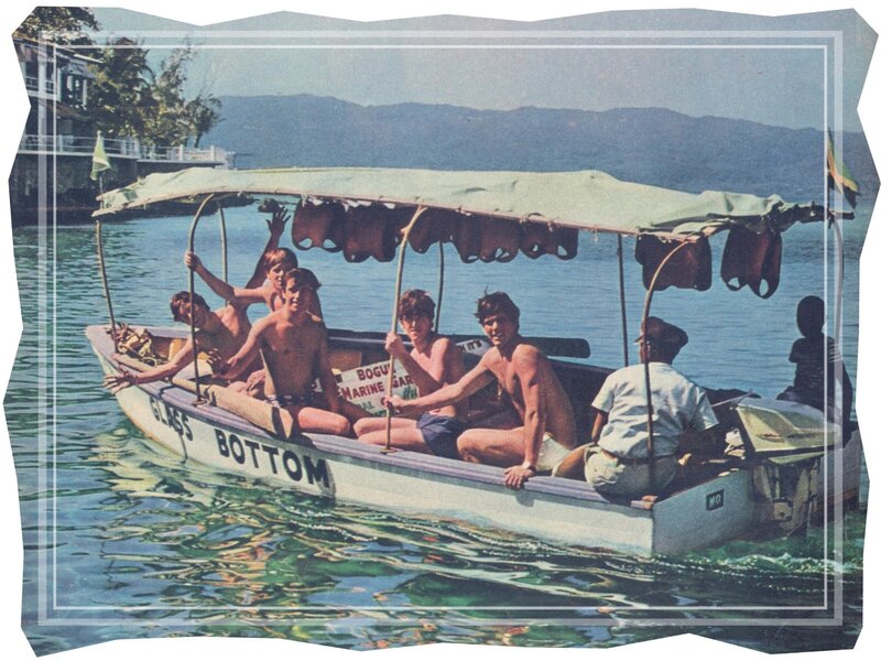 Men in Glass-bottom Boat