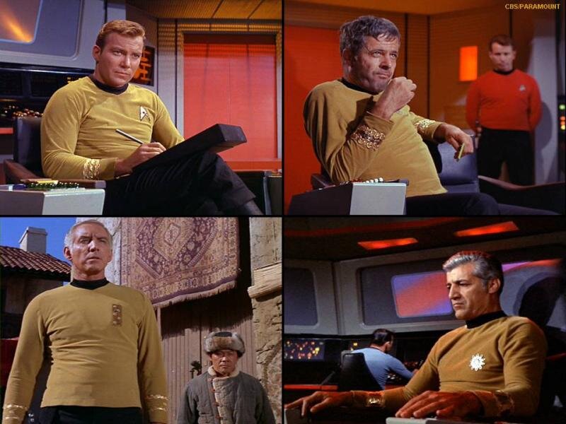 Men in Gold Uniforms — Dramatic