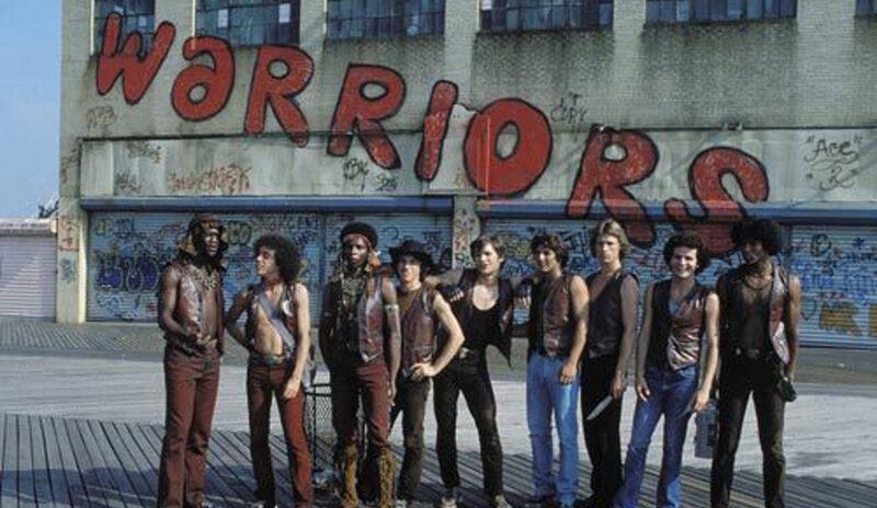 Men in Leather Vests — Red