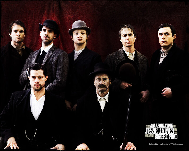 Men in Period Clothing — Black, Dramatic, Photograph