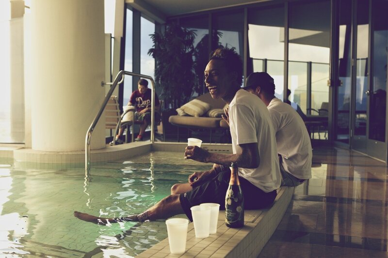 Men in Pool