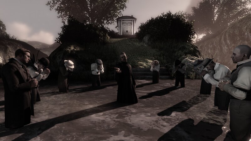 Men in Prayer Circle