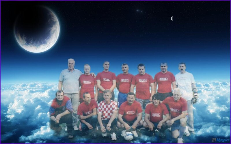 Men in Red Shirts