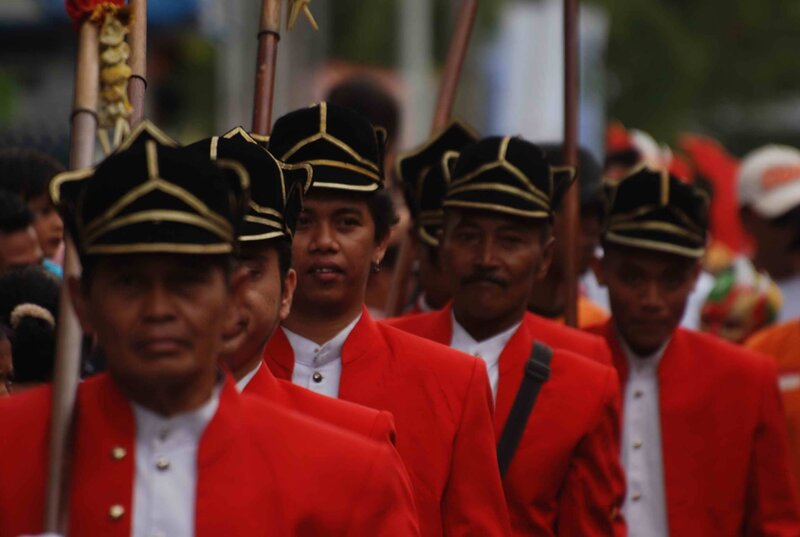 Men in Red Uniforms — Formal