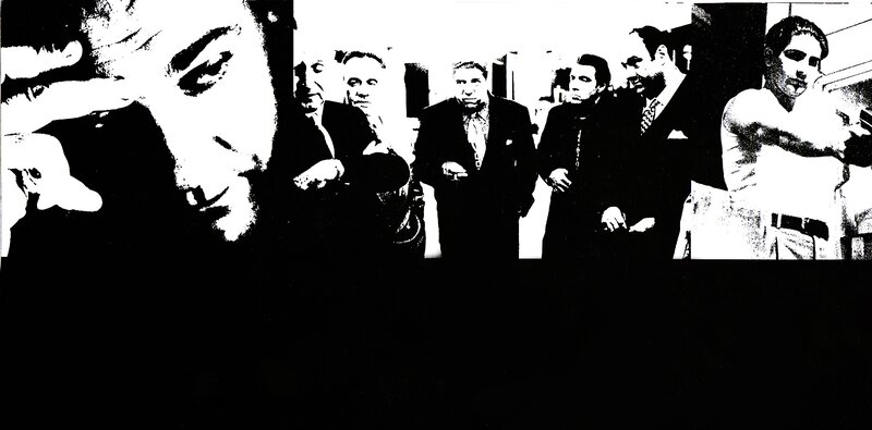 men in suits and a close-up
