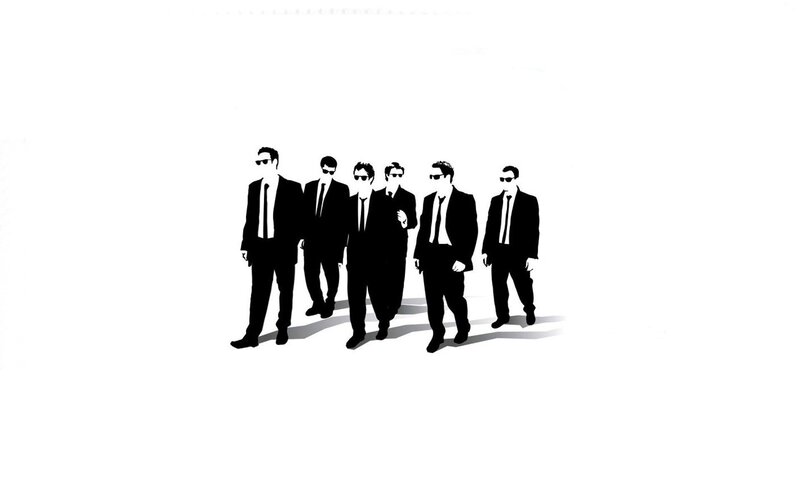 men in suits walking