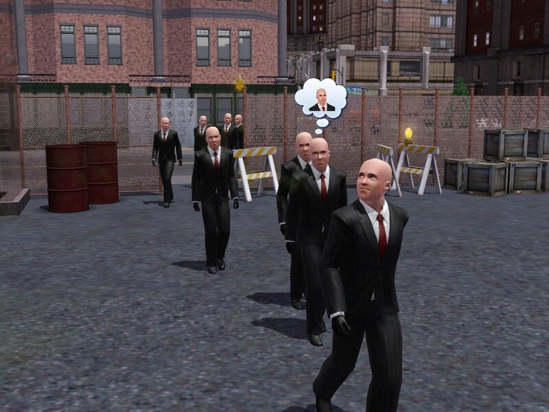 men in suits walking