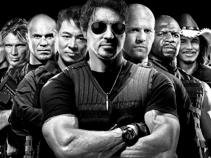Men in Tactical Gear — Black, Serious