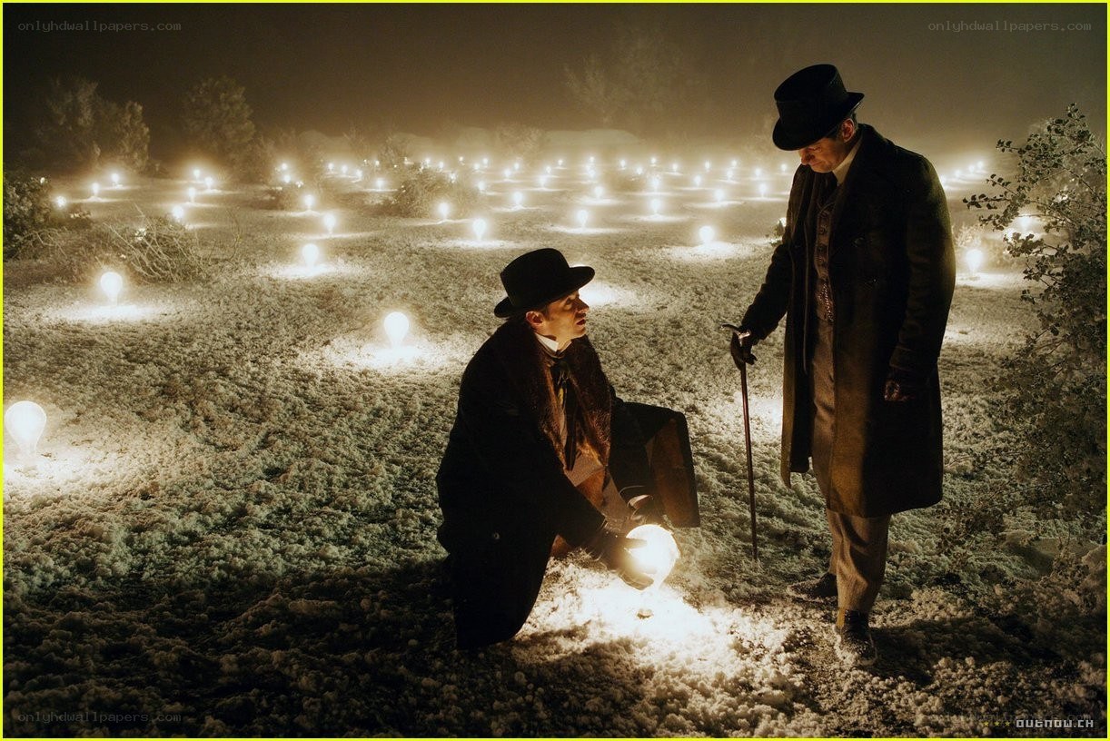Men in top hats with light bulbs