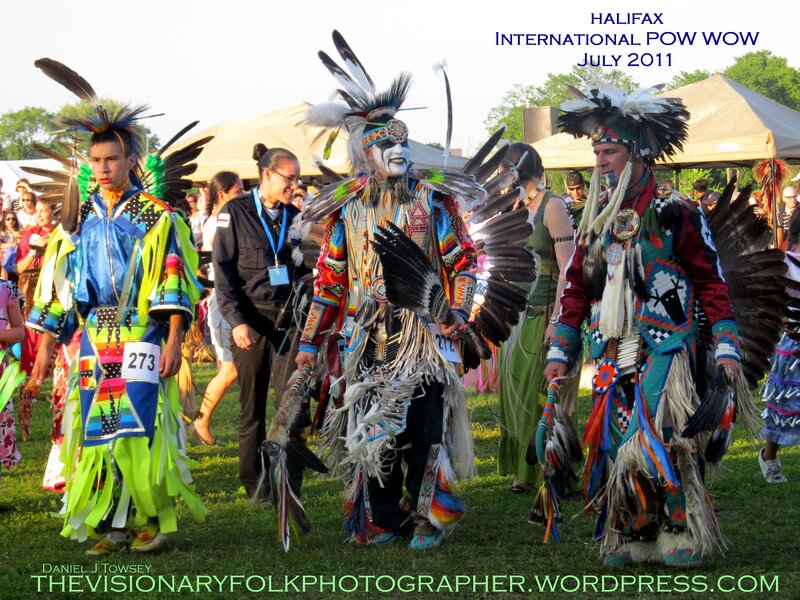 Men in Traditional Regalia — Green