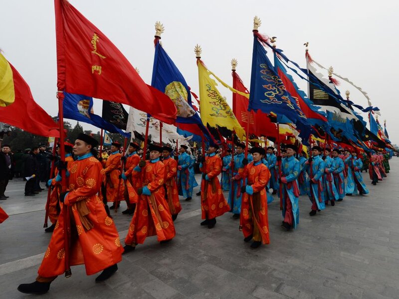 Men in Traditional Uniforms
