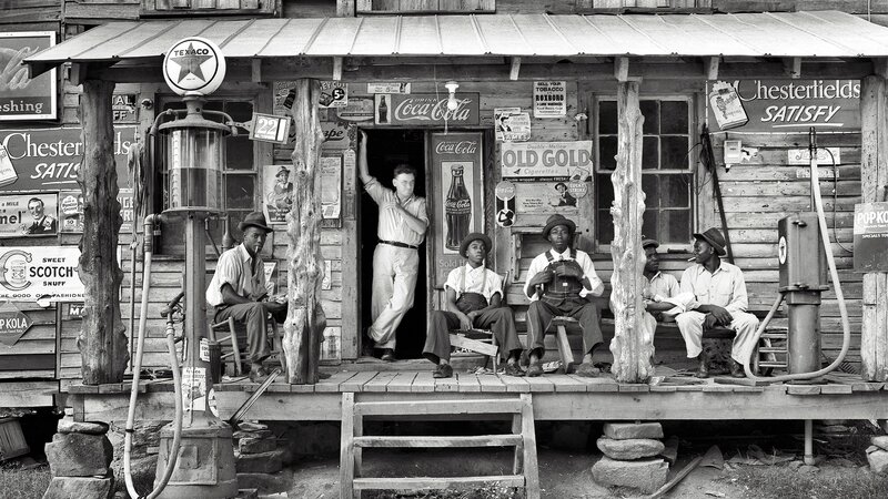 Men on a Porch