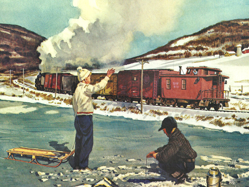 Men on Frozen River