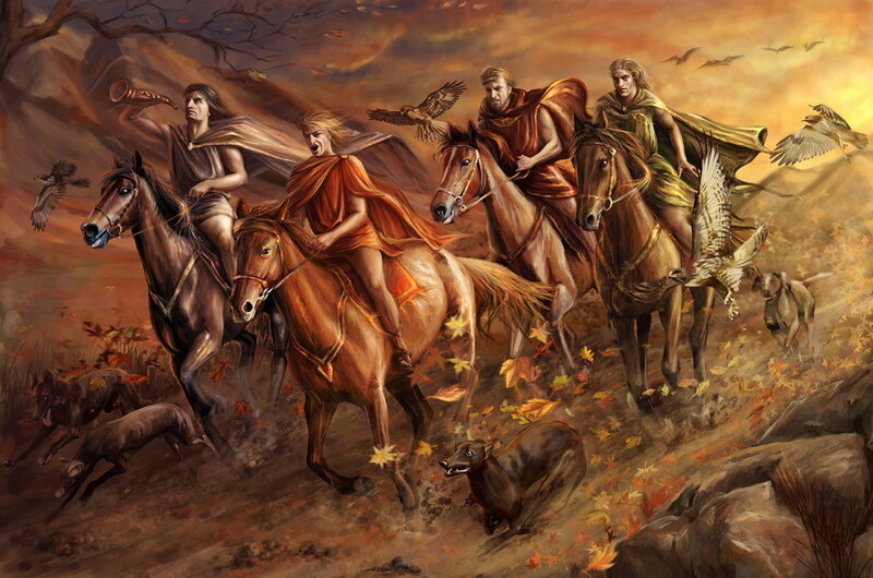 Men on Horseback