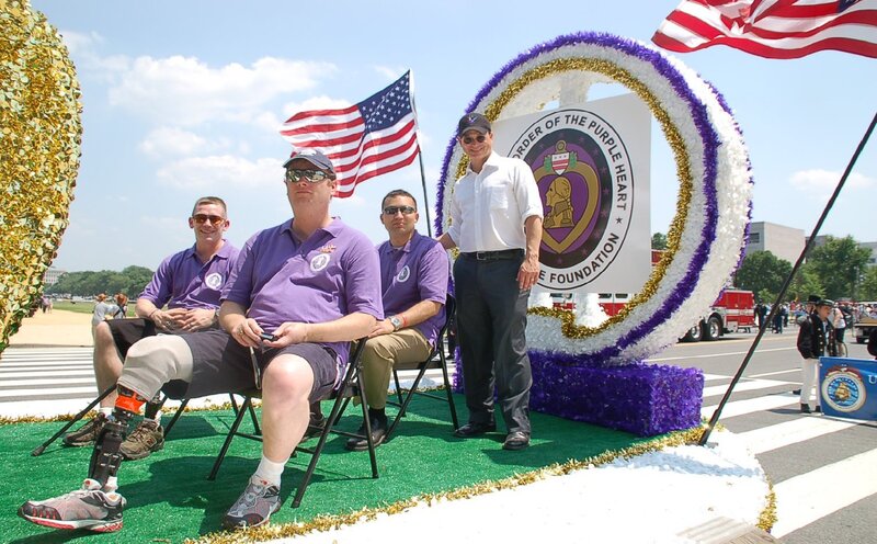Men on Parade Float