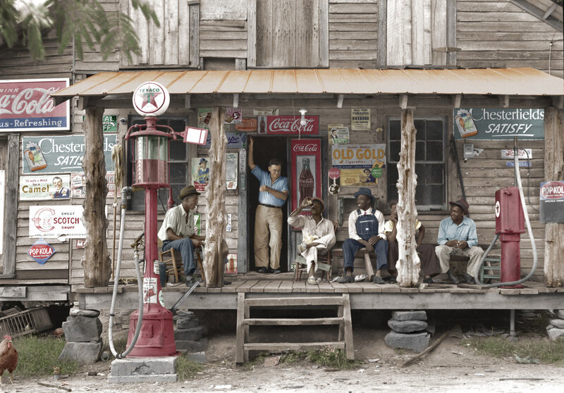 Men on Porch