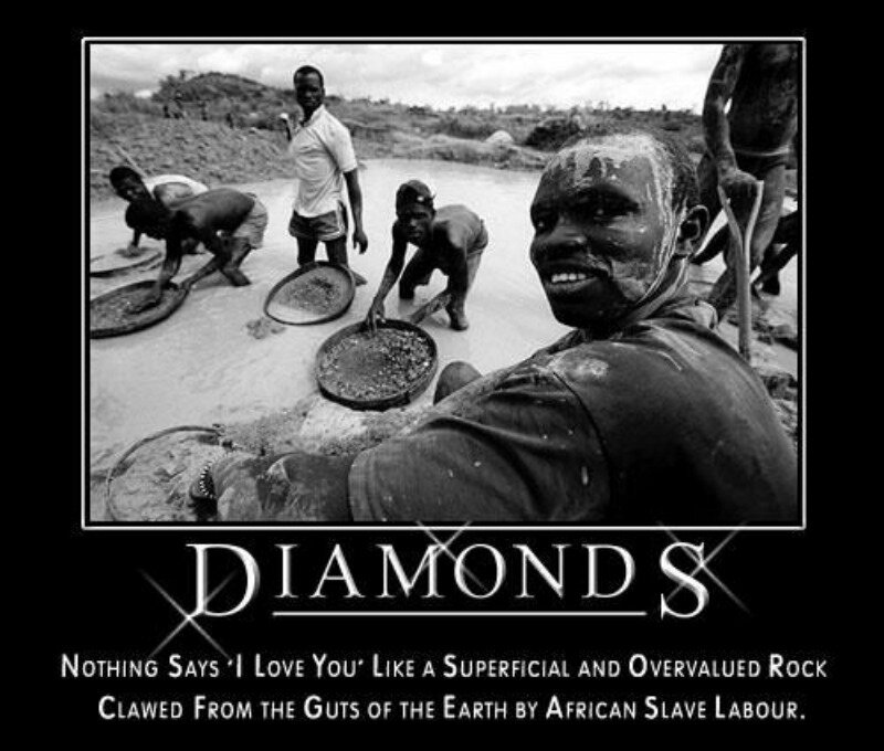 Men Panning for Diamonds