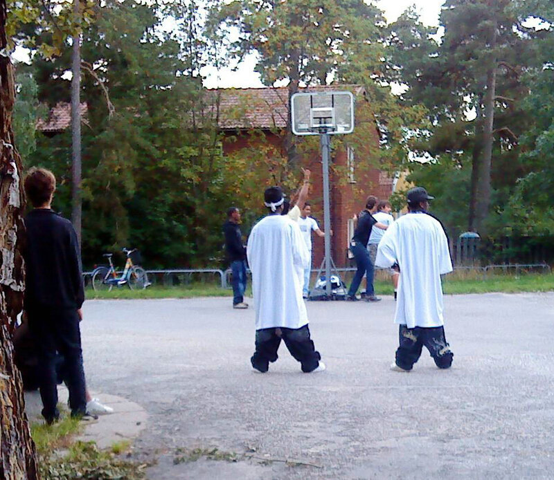 Men Playing Basketball
