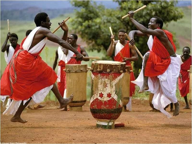 Men Playing Drums