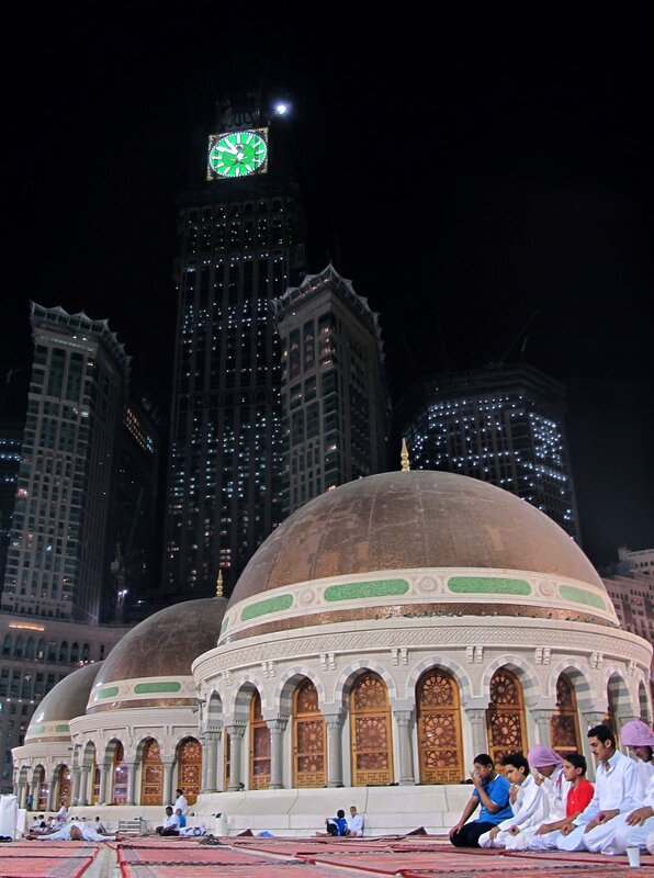 Men Praying at Night