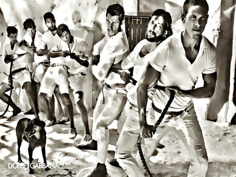 Men Pulling Rope
