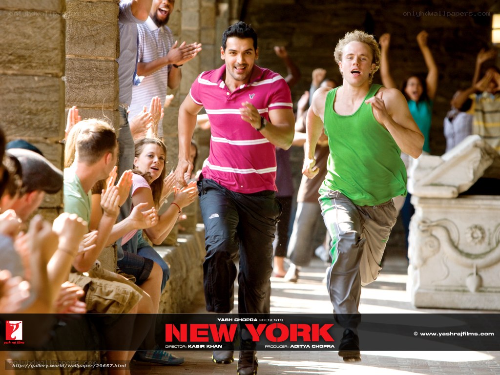 Men running in New York